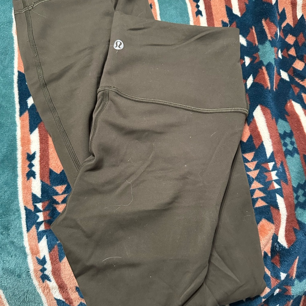 lululemon athletica Olive Green Leggings
